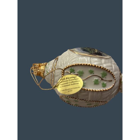 Irish Blessings Heirloom Porcelain Ornament Bradford Exchange - Picture 4 of 11